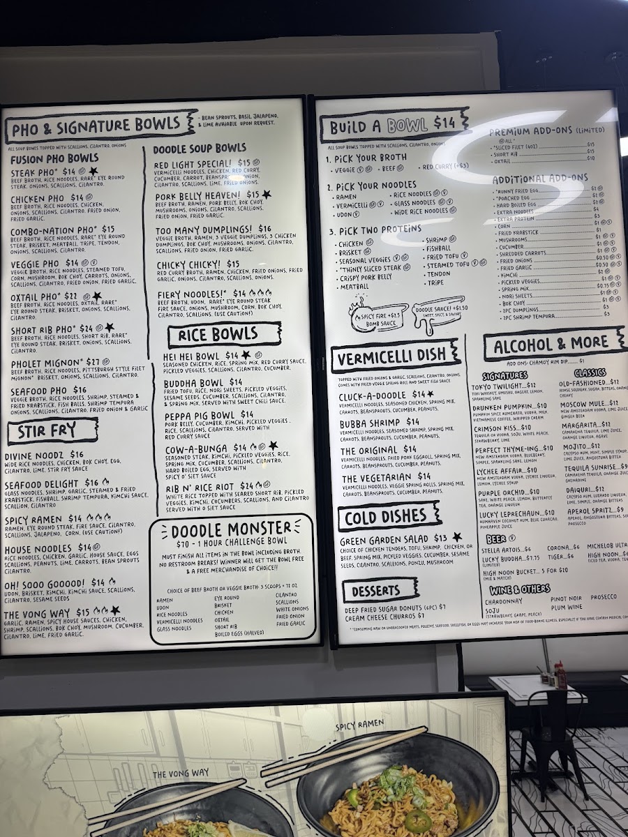 Doodle Noodle Bar Menu - Image 6